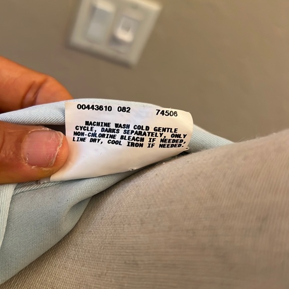 Sold elsewhere A.BYER LIGHT BLUE LADY JACKET  size S used made in Mexico - Picture 7 of 8